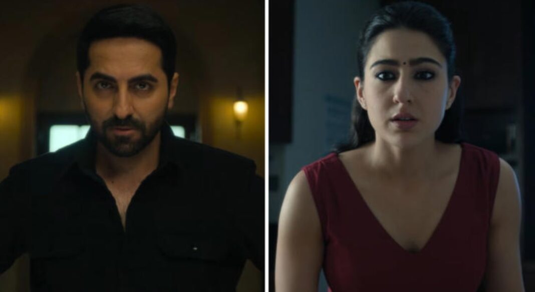 Ayushmann Khurrana and Sara Ali Khan in Udta Teer trailer
