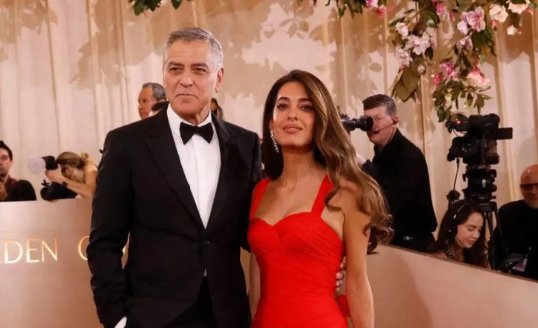 George and Amal Clooney together at a public event
