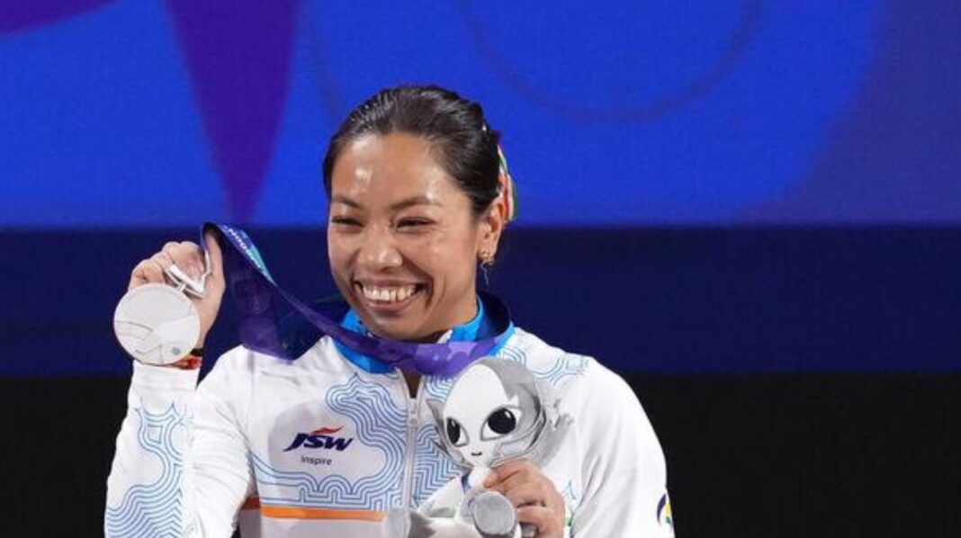 Mirabai Chanu wins silver in women’s 49kg weightlifting at Asian Games 2026