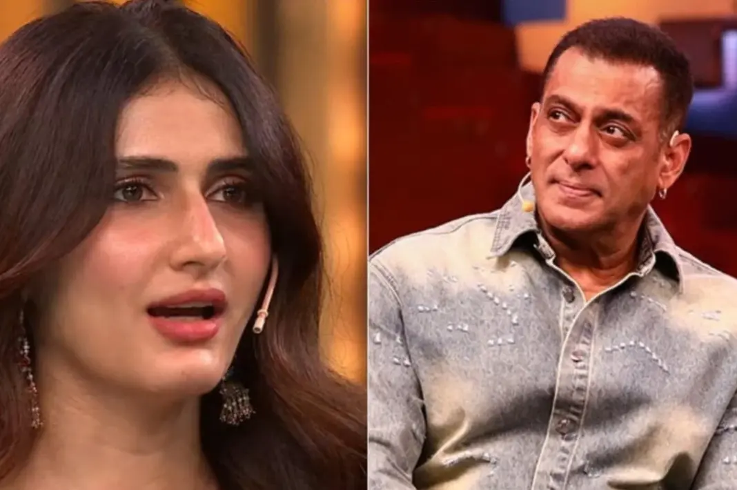 Fatima Sana Shaikh with Salman Khan on Bigg Boss 20 Weekend Ka Vaar