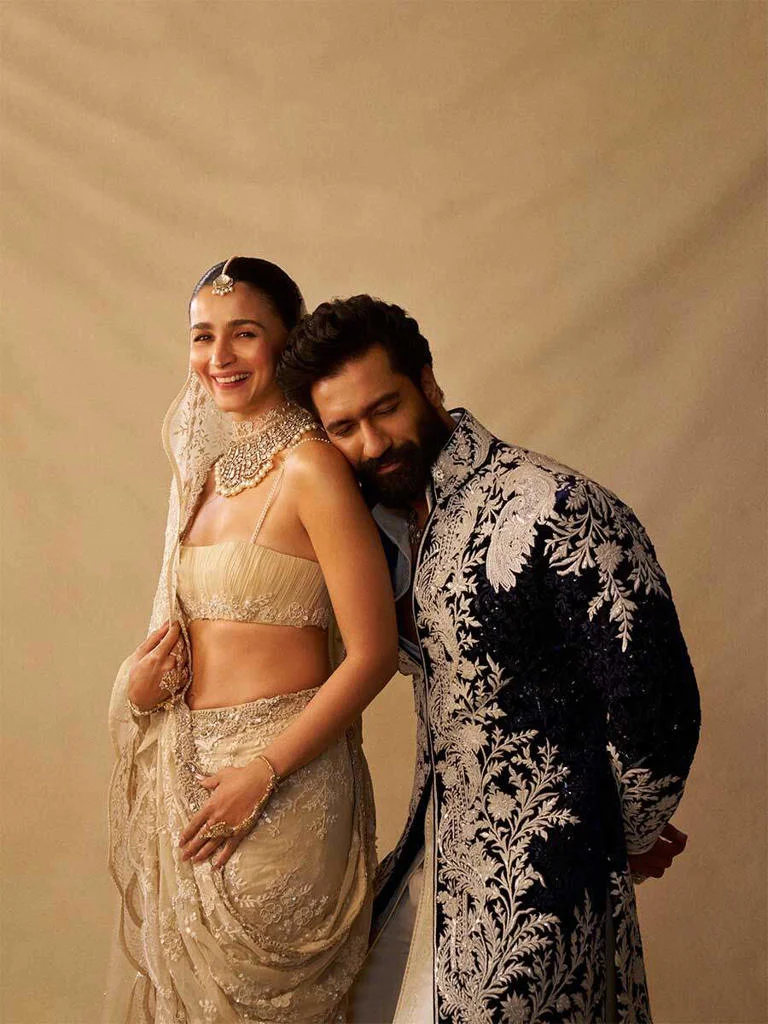 Vicky Kaushal Chooses a Royal Blue Sherwani