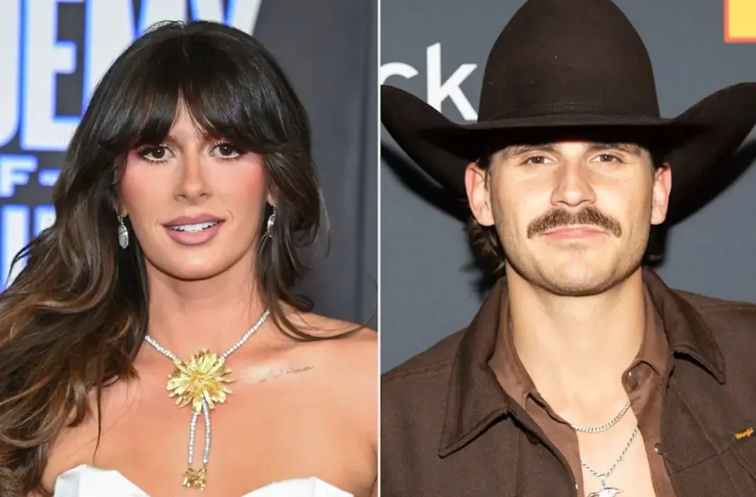 Ella Langley and Tucker Wetmore at a country music event amid dating reports