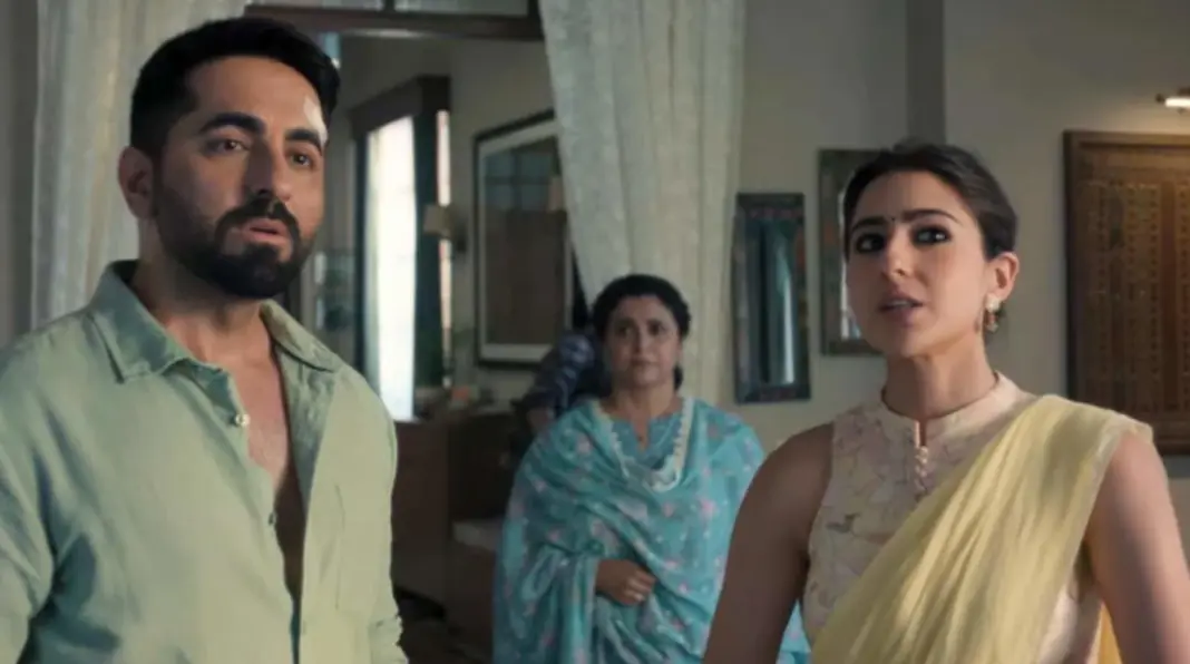 Ayushmann Khurrana and Sara Ali Khan in Udta Teer trailer